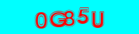 Blue Captcha Image