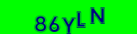 Blue Captcha Image