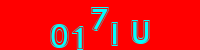 Blue Captcha Image