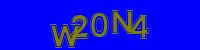Blue Captcha Image