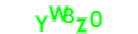 Blue Captcha Image