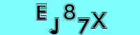 Blue Captcha Image