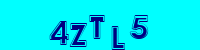 Blue Captcha Image