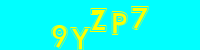 Blue Captcha Image