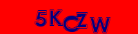 Blue Captcha Image