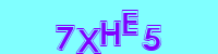 Blue Captcha Image