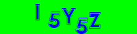 Blue Captcha Image
