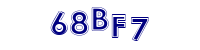 Blue Captcha Image