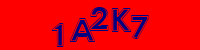 Blue Captcha Image