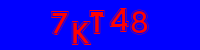 Blue Captcha Image