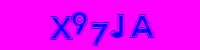 Blue Captcha Image