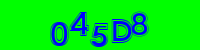 Blue Captcha Image