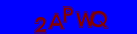 Blue Captcha Image