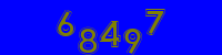 Blue Captcha Image