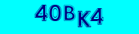 Blue Captcha Image