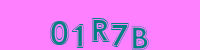 Blue Captcha Image