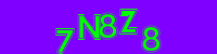 Blue Captcha Image