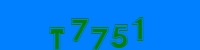 Blue Captcha Image