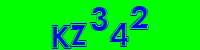 Blue Captcha Image