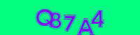 Blue Captcha Image
