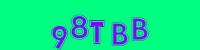 Blue Captcha Image