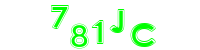 Blue Captcha Image