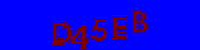 Blue Captcha Image