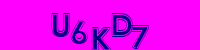Blue Captcha Image