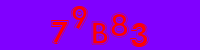 Blue Captcha Image