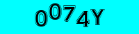 Blue Captcha Image