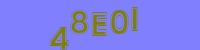 Blue Captcha Image