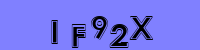Blue Captcha Image