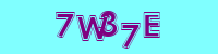 Blue Captcha Image