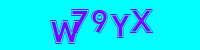 Blue Captcha Image