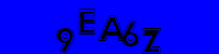 Blue Captcha Image