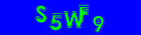 Blue Captcha Image