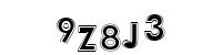 Blue Captcha Image