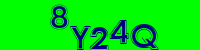Blue Captcha Image