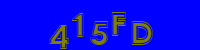 Blue Captcha Image