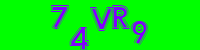 Blue Captcha Image