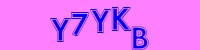 Blue Captcha Image