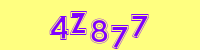 Blue Captcha Image