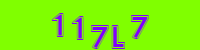 Blue Captcha Image