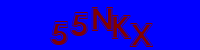 Blue Captcha Image
