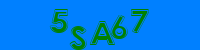 Blue Captcha Image