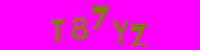 Blue Captcha Image