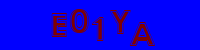 Blue Captcha Image