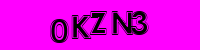 Blue Captcha Image