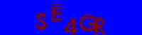 Blue Captcha Image