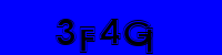 Blue Captcha Image